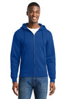 Port & Company PC78ZH Core Fleece Full-Zip Hooded Sweatshirt | Port & Co PC78ZH