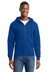 Port & Company PC78ZH Core Fleece Full-Zip Hooded Sweatshirt | Port & Co PC78ZH