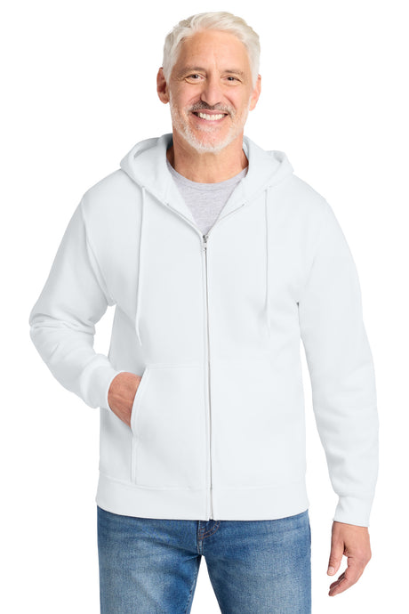 Port & Company PC78ZH Core Fleece Full-Zip Hooded Sweatshirt | Port & Co PC78ZH