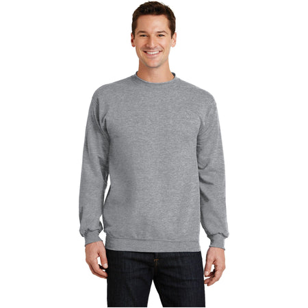 Port & Company ® - Core Fleece Crewneck Sweatshirt. PC78 - Athletic Heather - Port & Company PC78 Sweatshirts/Fleece Port & Company Athletic Heather S