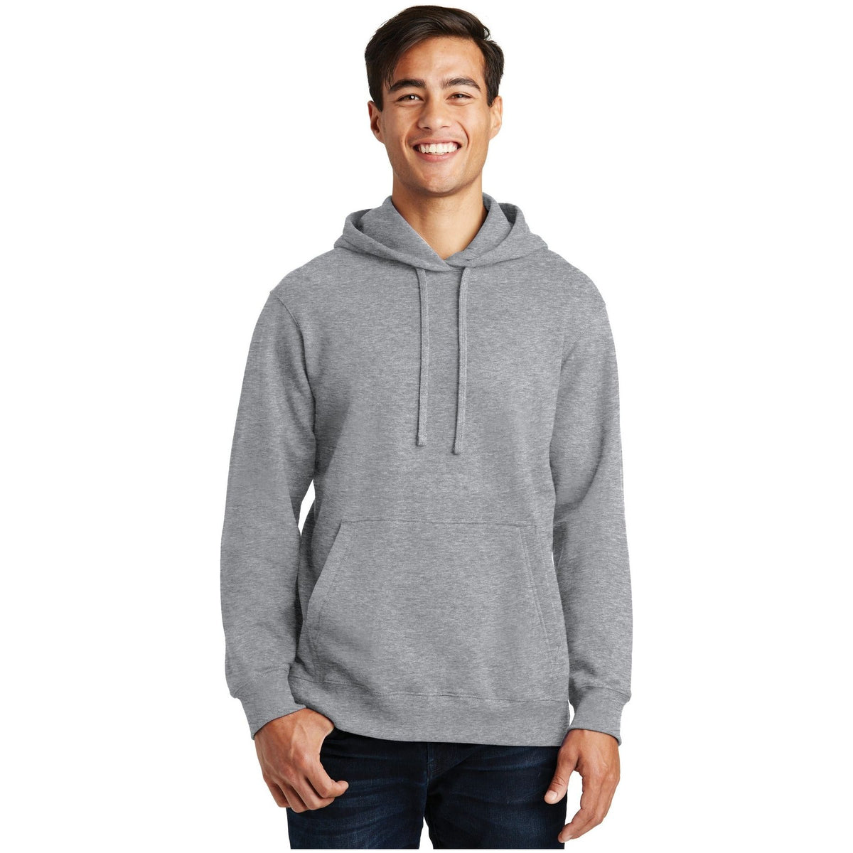 Port & Company ® Fan Favorite Fleece Pullover Hooded Sweatshirt. PC850H - Athletic Heather - Port & Company PC850H Sweatshirts/Fleece Port & Company Athletic Heather XS