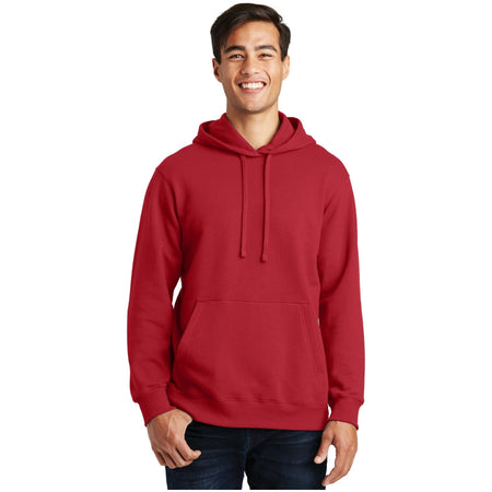 Port & Company ® Fan Favorite Fleece Pullover Hooded Sweatshirt. PC850H - Team Cardinal - Port & Company PC850H Sweatshirts/Fleece Port & Company Team Cardinal XS