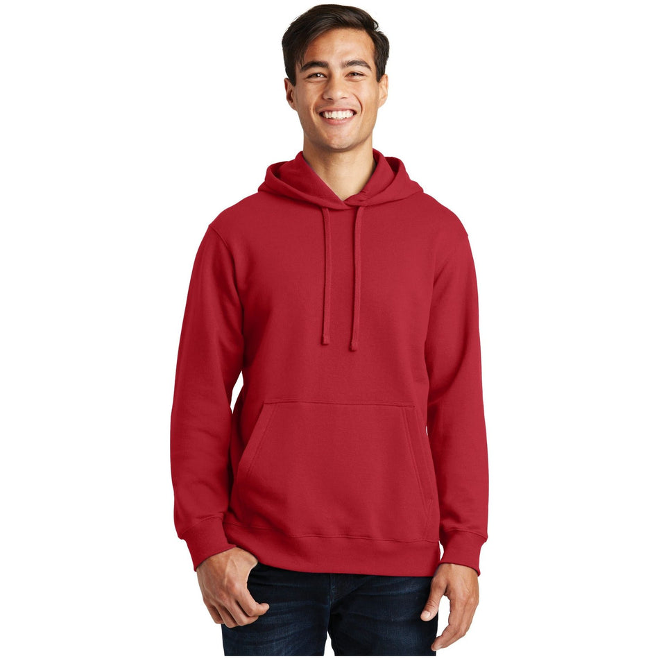 Port & Company ® Fan Favorite Fleece Pullover Hooded Sweatshirt. PC850H - Team Cardinal - Port & Company PC850H Sweatshirts/Fleece Port & Company Team Cardinal XS