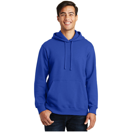 Port & Company ® Fan Favorite Fleece Pullover Hooded Sweatshirt. PC850H - True Royal - Port & Company PC850H Sweatshirts/Fleece Port & Company True Royal XS