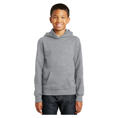 Port & Company ® Youth Fan Favorite Fleece Pullover Hooded Sweatshirt. PC850YH - Port & Company PC850YH Sweatshirts/Fleece Port & Company Athletic Heather XS