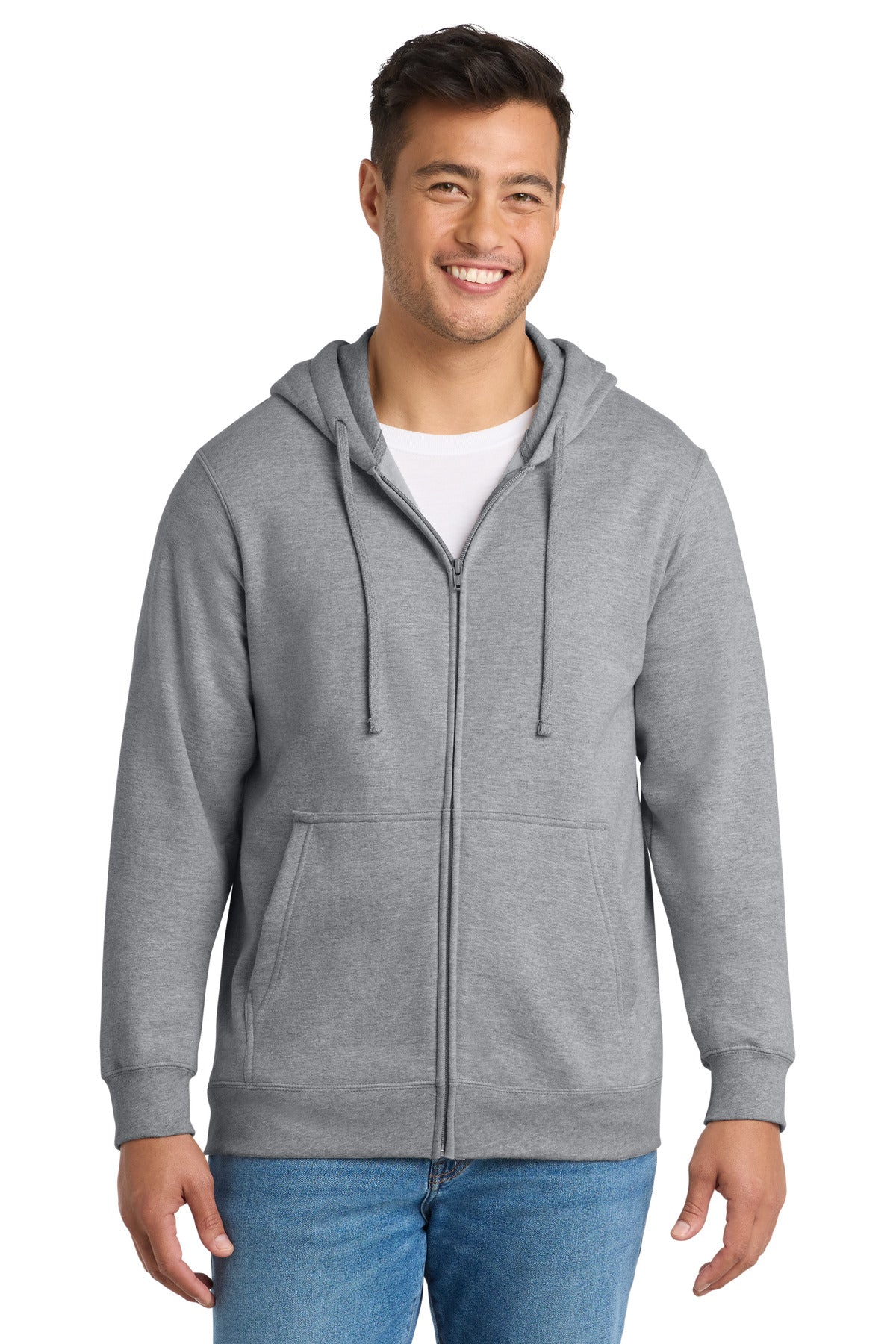 Port & Co ™  Fan Favorite Fleece Full-Zip Hooded Sweatshirt. PC850ZH - Port & Company PC850ZH