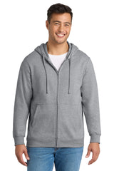 Port & Co ™  Fan Favorite Fleece Full-Zip Hooded Sweatshirt. PC850ZH - Port & Company PC850ZH