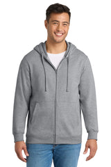 Port & Company PC850ZH Fan Favorite Fleece Full-Zip Hooded Sweatshirt | Port & Co PC850ZH