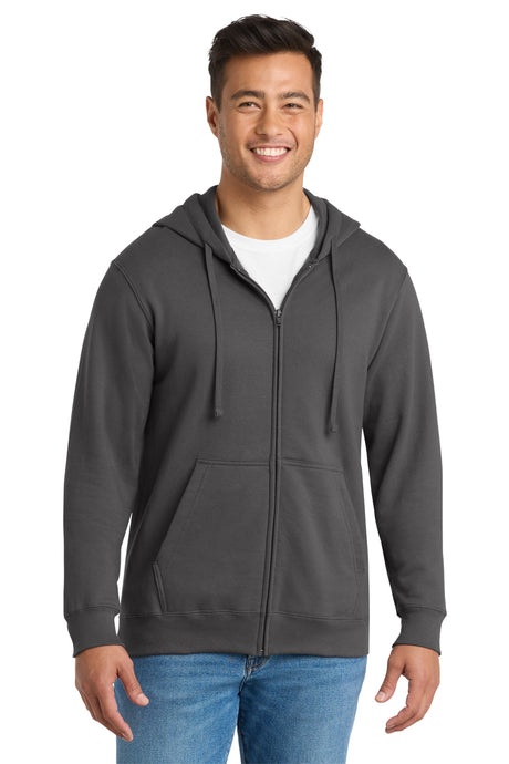 Port & Co ™  Fan Favorite Fleece Full-Zip Hooded Sweatshirt. PC850ZH - Port & Company PC850ZH
