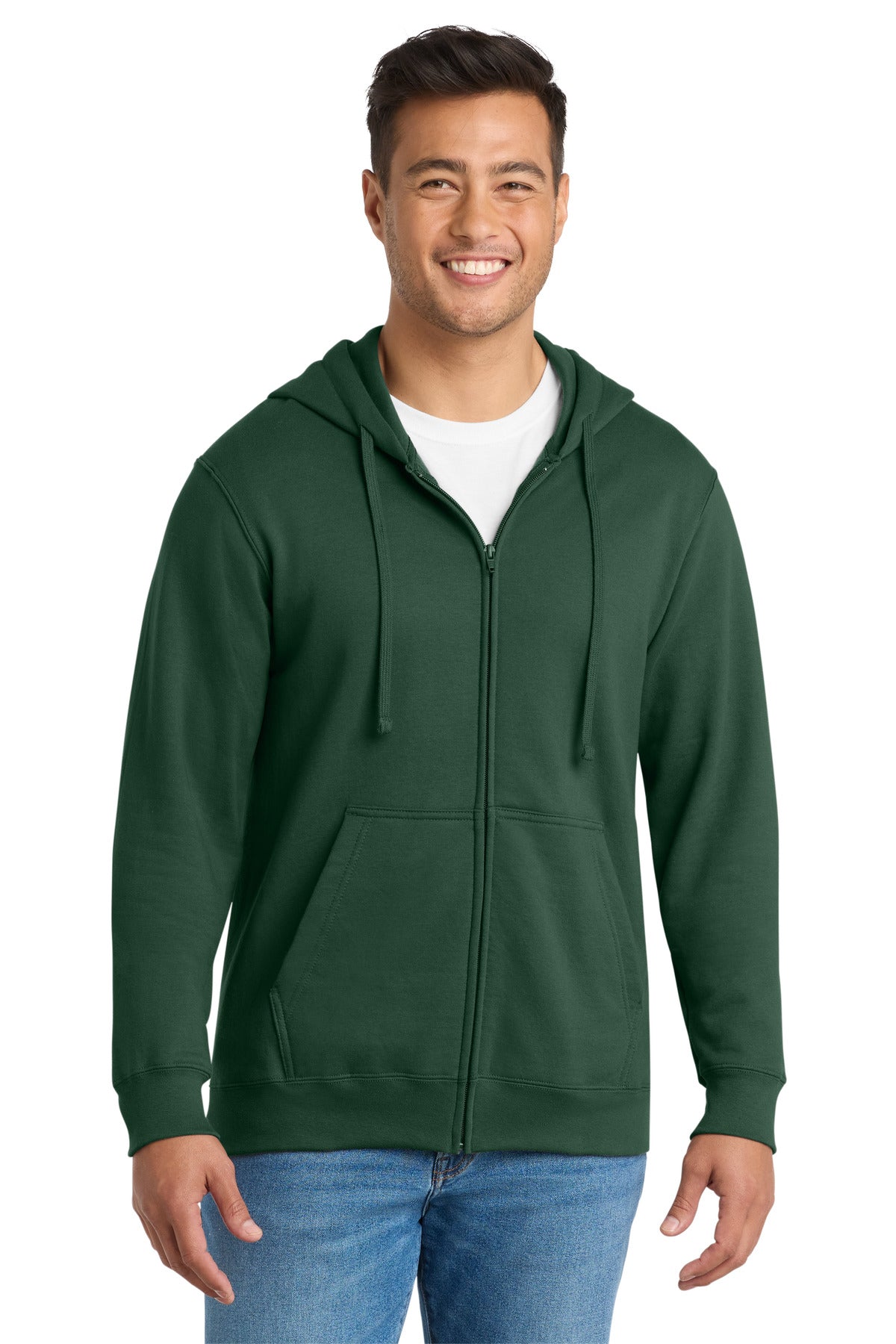Port & Company PC850ZH Fan Favorite Fleece Full-Zip Hooded Sweatshirt | Port & Co PC850ZH