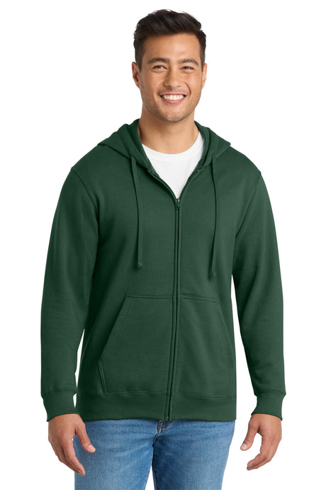 Port & Company PC850ZH Fan Favorite Fleece Full-Zip Hooded Sweatshirt | Port & Co PC850ZH