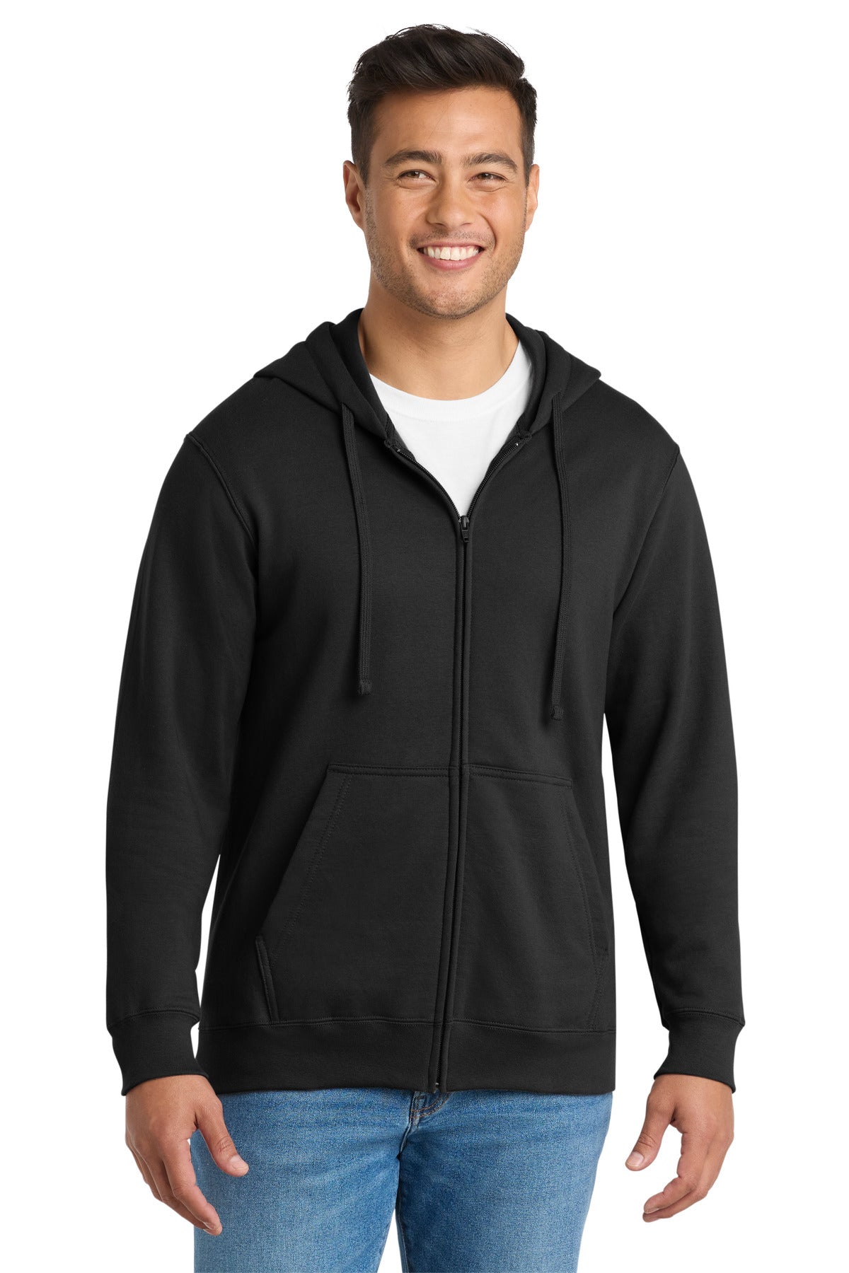 Port & Co ™  Fan Favorite Fleece Full-Zip Hooded Sweatshirt. PC850ZH - Port & Company PC850ZH