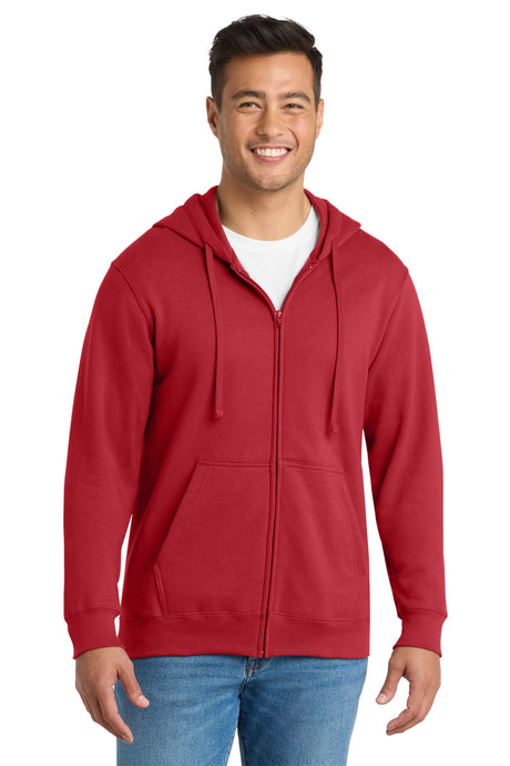 Port & Company PC850ZH Fan Favorite Fleece Full-Zip Hooded Sweatshirt | Port & Co PC850ZH