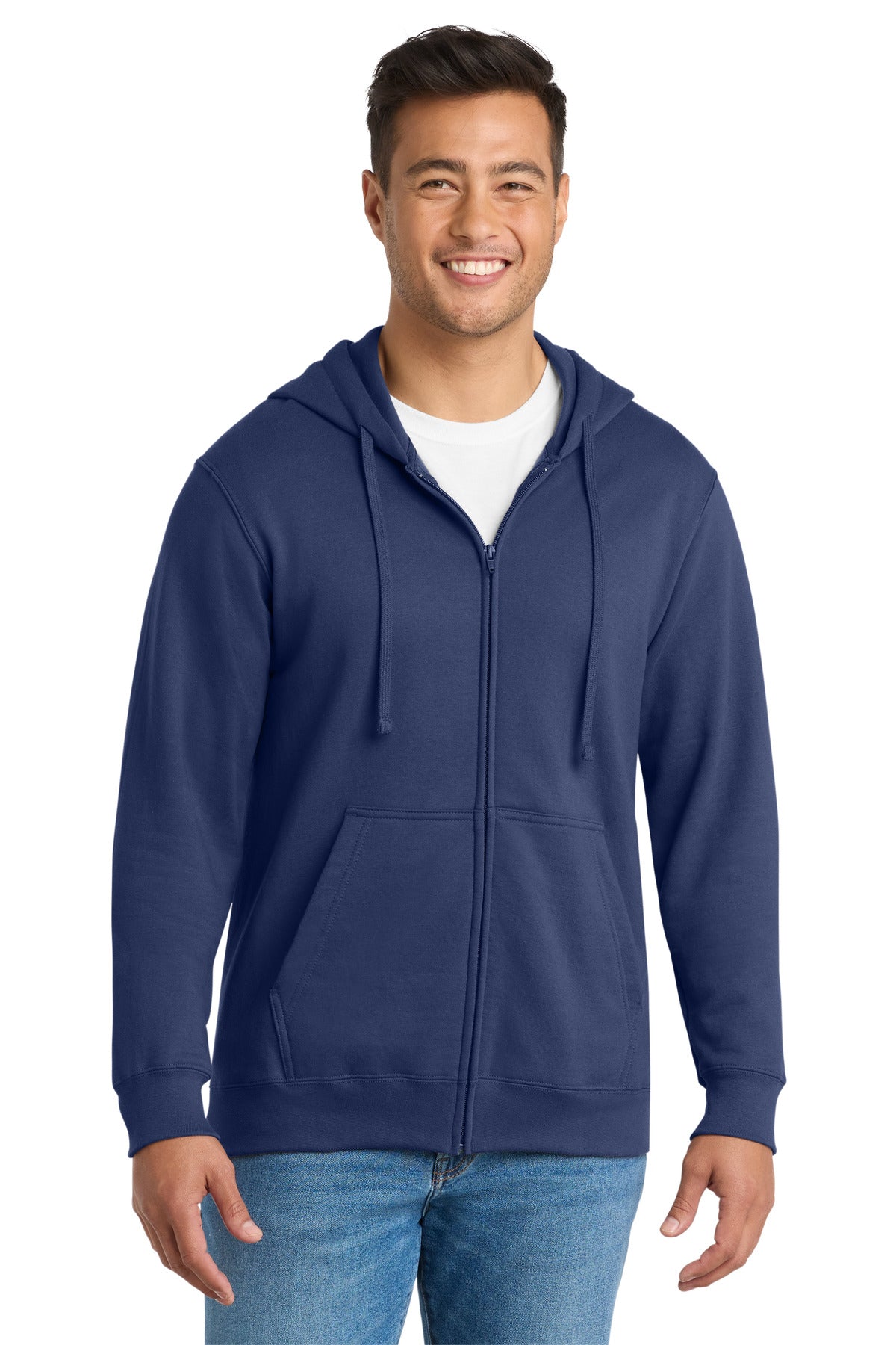 Port & Co ™  Fan Favorite Fleece Full-Zip Hooded Sweatshirt. PC850ZH - Port & Company PC850ZH