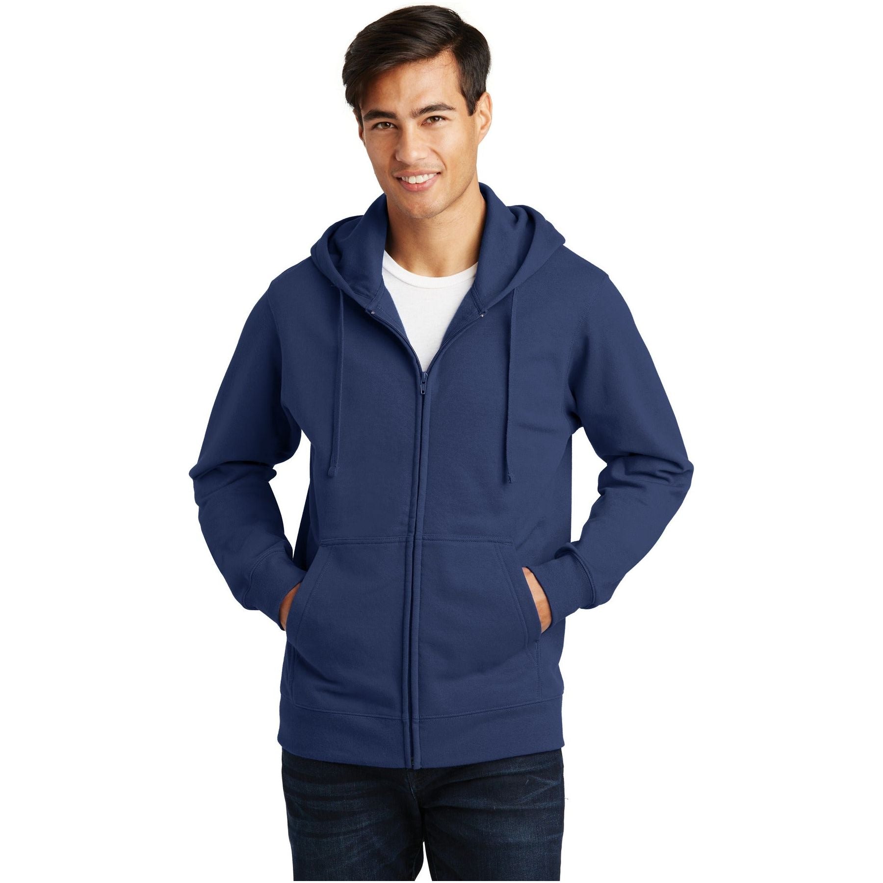 Port & Company ® Fan Favorite Fleece Full-Zip Hooded Sweatshirt. PC850ZH - Port & Company PC850ZH Sweatshirts/Fleece Port & Company