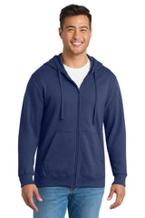 Port & Company PC850ZH Fan Favorite Fleece Full-Zip Hooded Sweatshirt | Port & Co PC850ZH