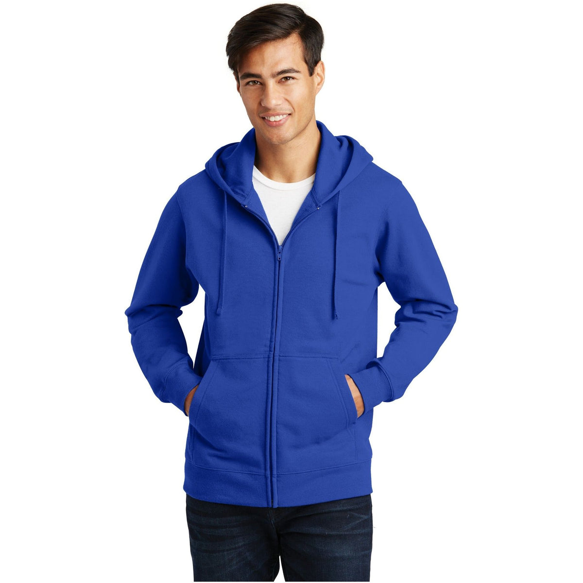 Port & Company ® Fan Favorite Fleece Full-Zip Hooded Sweatshirt. PC850ZH - Port & Company PC850ZH Sweatshirts/Fleece Port & Company