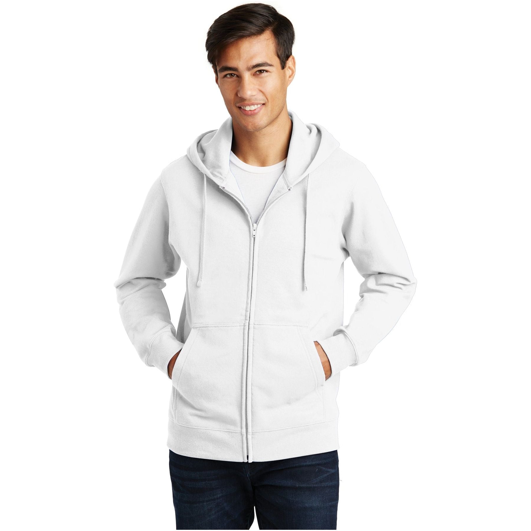 Port & Company ® Fan Favorite Fleece Full-Zip Hooded Sweatshirt. PC850ZH - Port & Company PC850ZH Sweatshirts/Fleece Port & Company