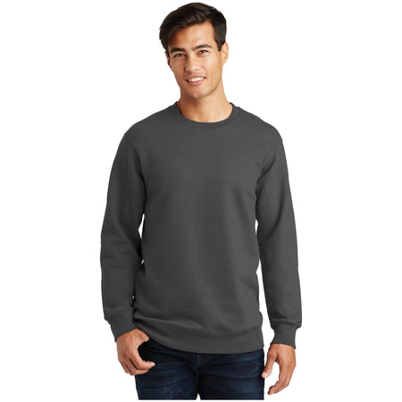 Port & Company ® Fan Favorite Fleece Crewneck Sweatshirt. PC850 - Port & Company PC850 Sweatshirts/Fleece Port & Company Charcoal XS