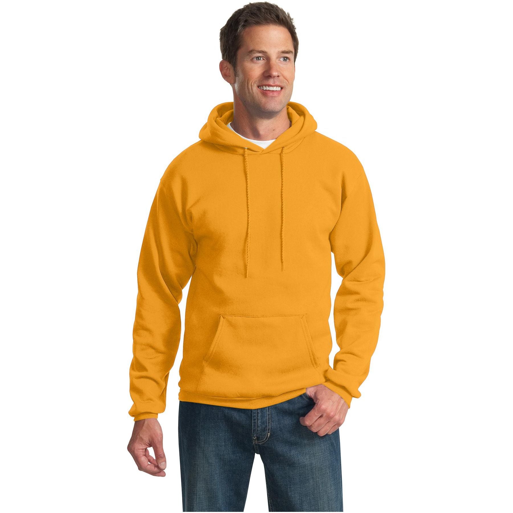 Port & Company ® Essential Fleece Pullover Hooded Sweatshirt. PC90H - Gold - Port & Company PC90H Sweatshirts/Fleece Port & Company Gold S