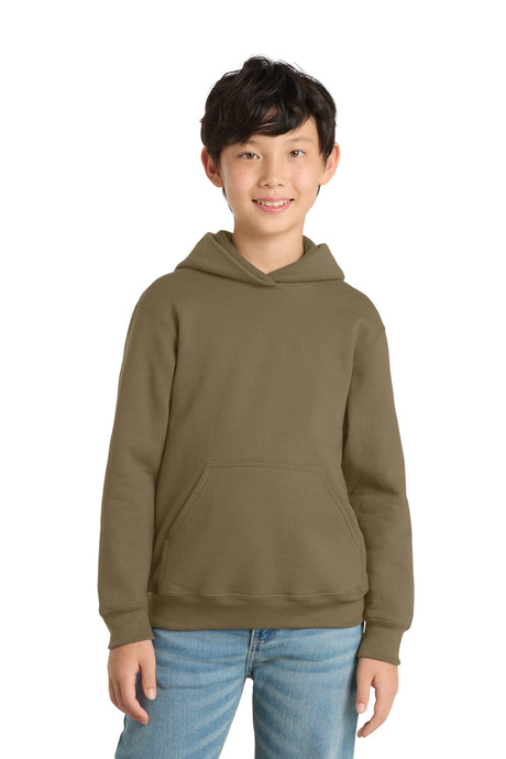 Port & Co ™  Youth Core Fleece Pullover Hooded Sweatshirt.  PC90YH - Port & Co PC90YH