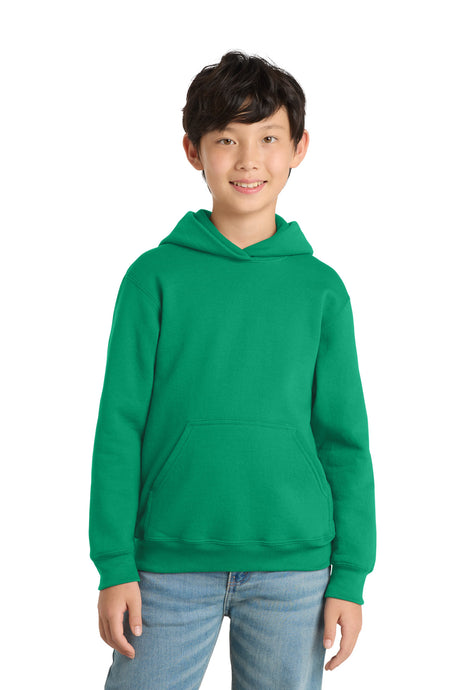 Port & Co ™  Youth Core Fleece Pullover Hooded Sweatshirt.  PC90YH - Port & Co PC90YH