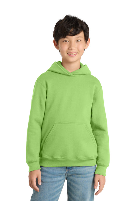 Port & Co ™  Youth Core Fleece Pullover Hooded Sweatshirt.  PC90YH - Port & Co PC90YH