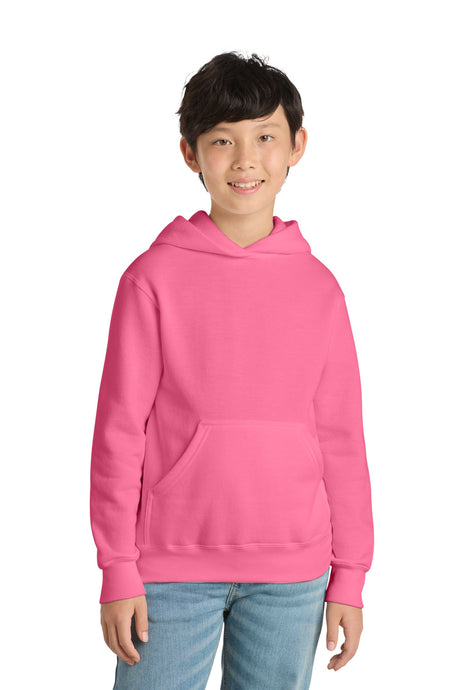 Port & Co ™  Youth Core Fleece Pullover Hooded Sweatshirt.  PC90YH - Port & Co PC90YH