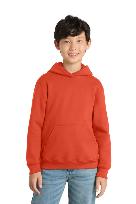 Port & Co ™  Youth Core Fleece Pullover Hooded Sweatshirt.  PC90YH - Port & Co PC90YH