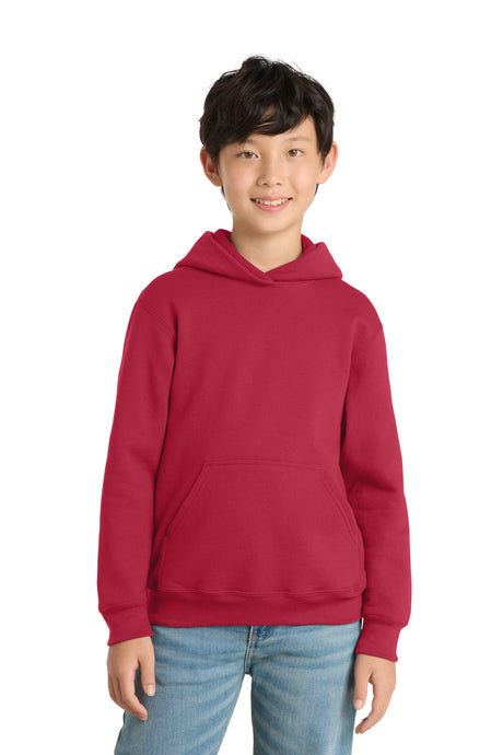 Port & Co ™  Youth Core Fleece Pullover Hooded Sweatshirt.  PC90YH - Port & Co PC90YH