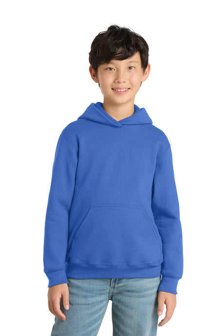 Port & Co ™  Youth Core Fleece Pullover Hooded Sweatshirt.  PC90YH - Port & Co PC90YH