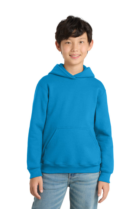 Port & Co ™  Youth Core Fleece Pullover Hooded Sweatshirt.  PC90YH - Port & Co PC90YH