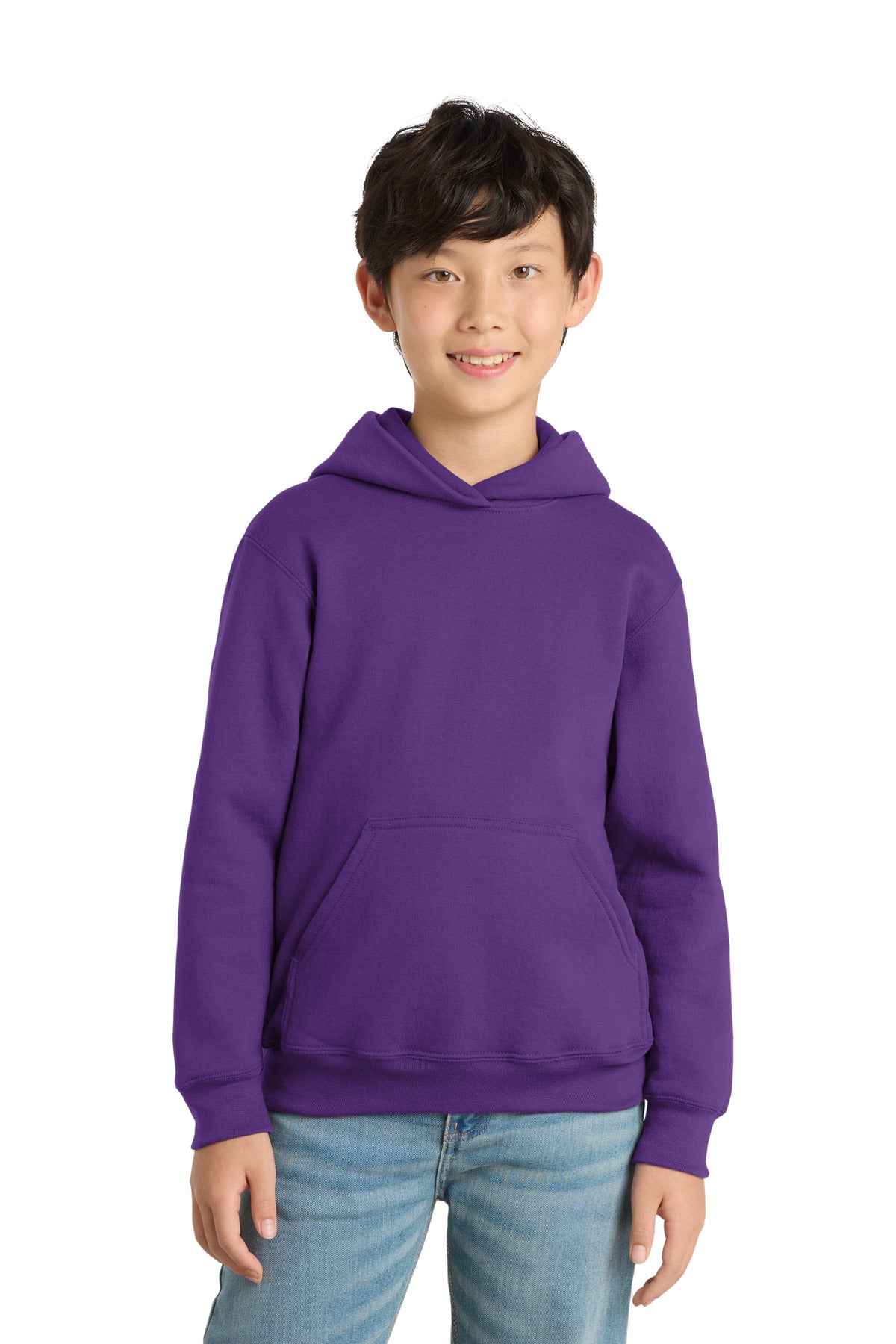Port & Co ™  Youth Core Fleece Pullover Hooded Sweatshirt.  PC90YH - Port & Company PC90YH