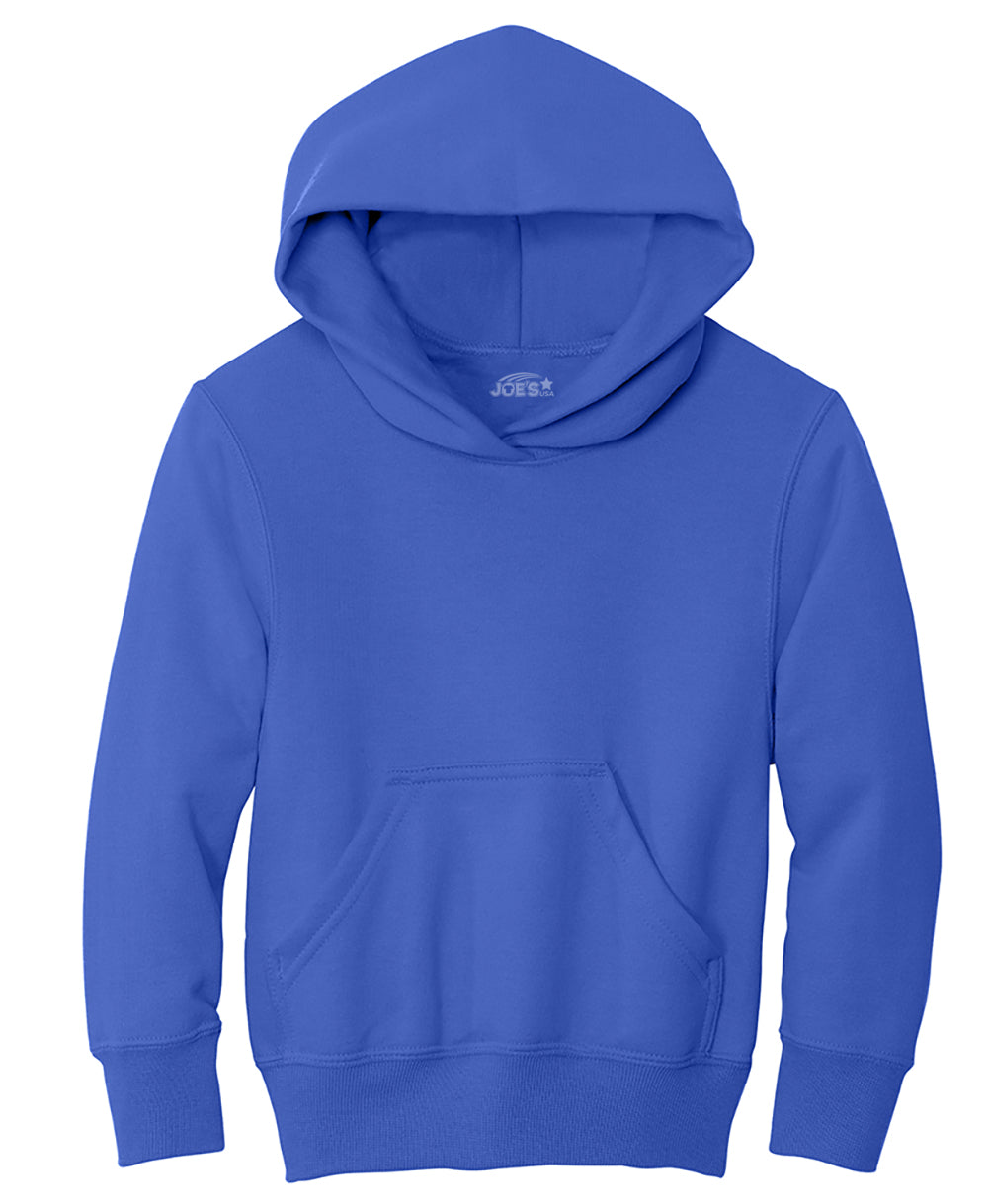 Joe's USA Youth Heavy Blend Hooded Sweatshirt