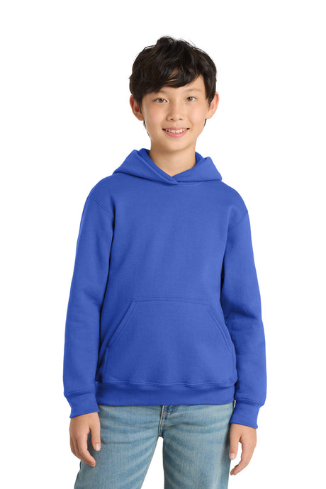 Port & Co ™  Youth Core Fleece Pullover Hooded Sweatshirt.  PC90YH - Port & Co PC90YH