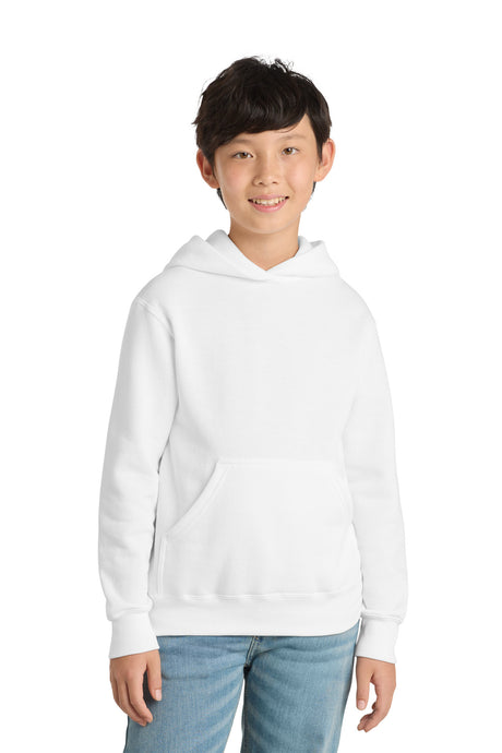 Port & Co ™  Youth Core Fleece Pullover Hooded Sweatshirt.  PC90YH - Port & Co PC90YH