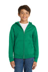 Port & Co ™  Youth Core Fleece Full-Zip Hooded Sweatshirt.  PC90YZH - Port & Company PC90YZH