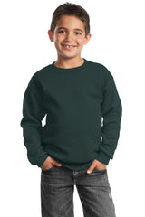 Port & Co ™  Youth Core Fleece Crewneck Sweatshirt.  PC90Y - Port & Company PC90Y