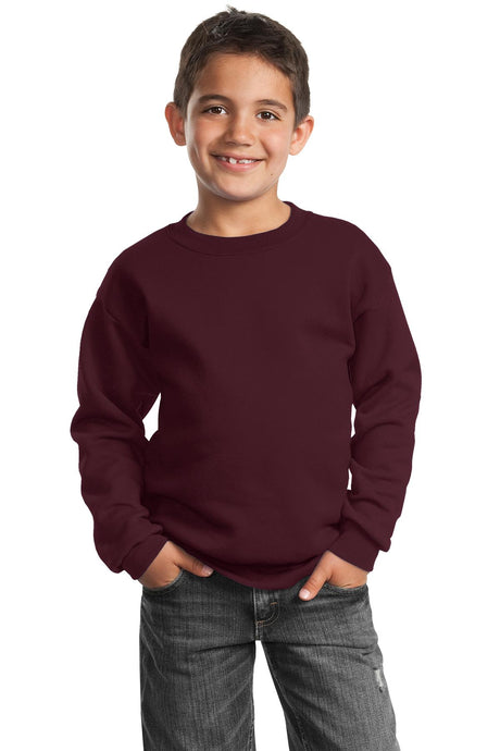 Port & Co ™  Youth Core Fleece Crewneck Sweatshirt.  PC90Y - Port & Company PC90Y