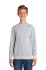 Port & Co PC90Y Youth Core Fleece Crewneck Sweatshirt | Wholesale Youth Crewnecks