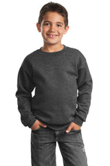 Port & Co ™  Youth Core Fleece Crewneck Sweatshirt.  PC90Y - Port & Company PC90Y