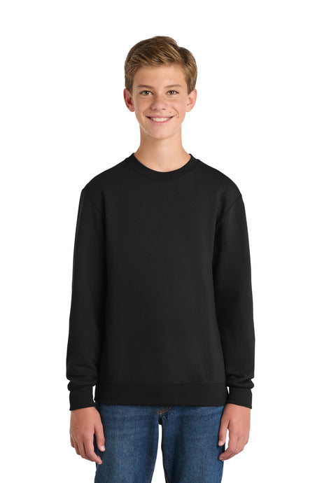 Port & Co PC90Y Youth Core Fleece Crewneck Sweatshirt | Wholesale Youth Crewnecks