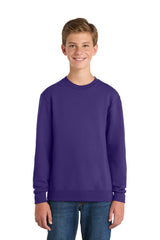 Port & Co ™  Youth Core Fleece Crewneck Sweatshirt.  PC90Y - Port & Company PC90Y