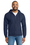 Port & Co ™  Tall Essential Fleece Full-Zip Hooded Sweatshirt. PC90ZHT - Port & Company PC90ZHT