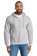 Port & Company PC90ZH Essential Fleece Full-Zip Hooded Sweatshirt | Port & Co PC90ZH