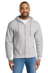 Port & Company PC90ZH Essential Fleece Full-Zip Hooded Sweatshirt | Port & Co PC90ZH