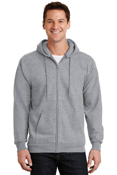 Port & Co ™  Essential Fleece Full-Zip Hooded Sweatshirt.  PC90ZH - Port & Company PC90ZH