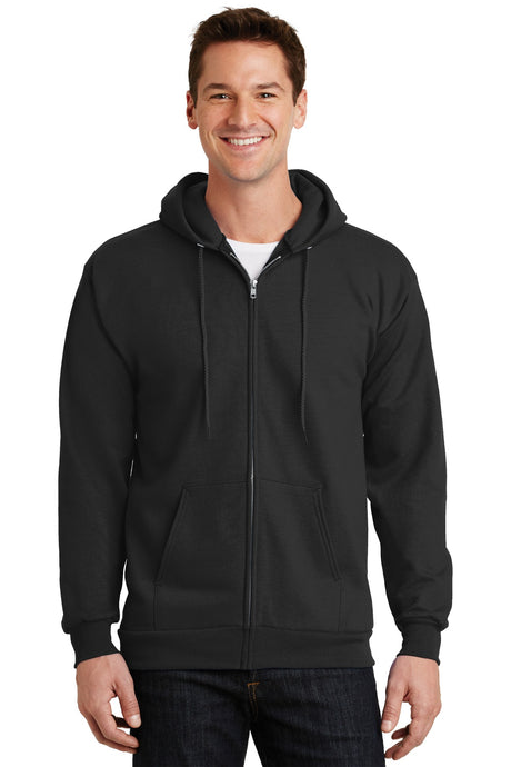 Port & Co ™  Essential Fleece Full-Zip Hooded Sweatshirt.  PC90ZH - Port & Company PC90ZH
