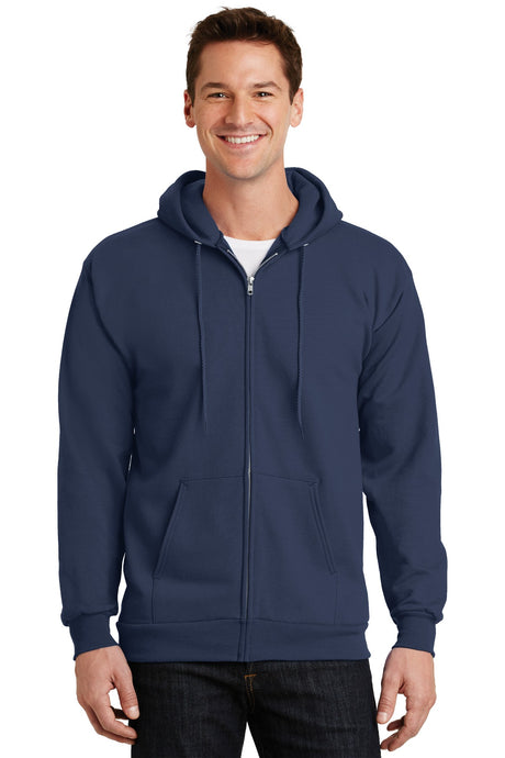 Port & Co ™  Essential Fleece Full-Zip Hooded Sweatshirt.  PC90ZH - Port & Company PC90ZH