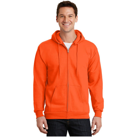 Port & Company ® Essential Fleece Full-Zip Hooded Sweatshirt. PC90ZH - Port & Company PC90ZH Sweatshirts/Fleece Port & Company